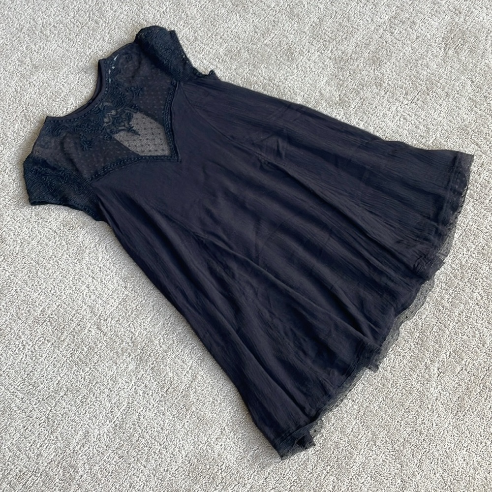 Urban Outfitters Kimchi Blue Black Lace Dress - Picture 4 of 10